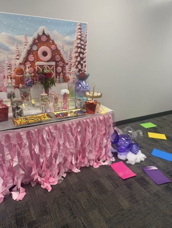 Candy Land themed event styling